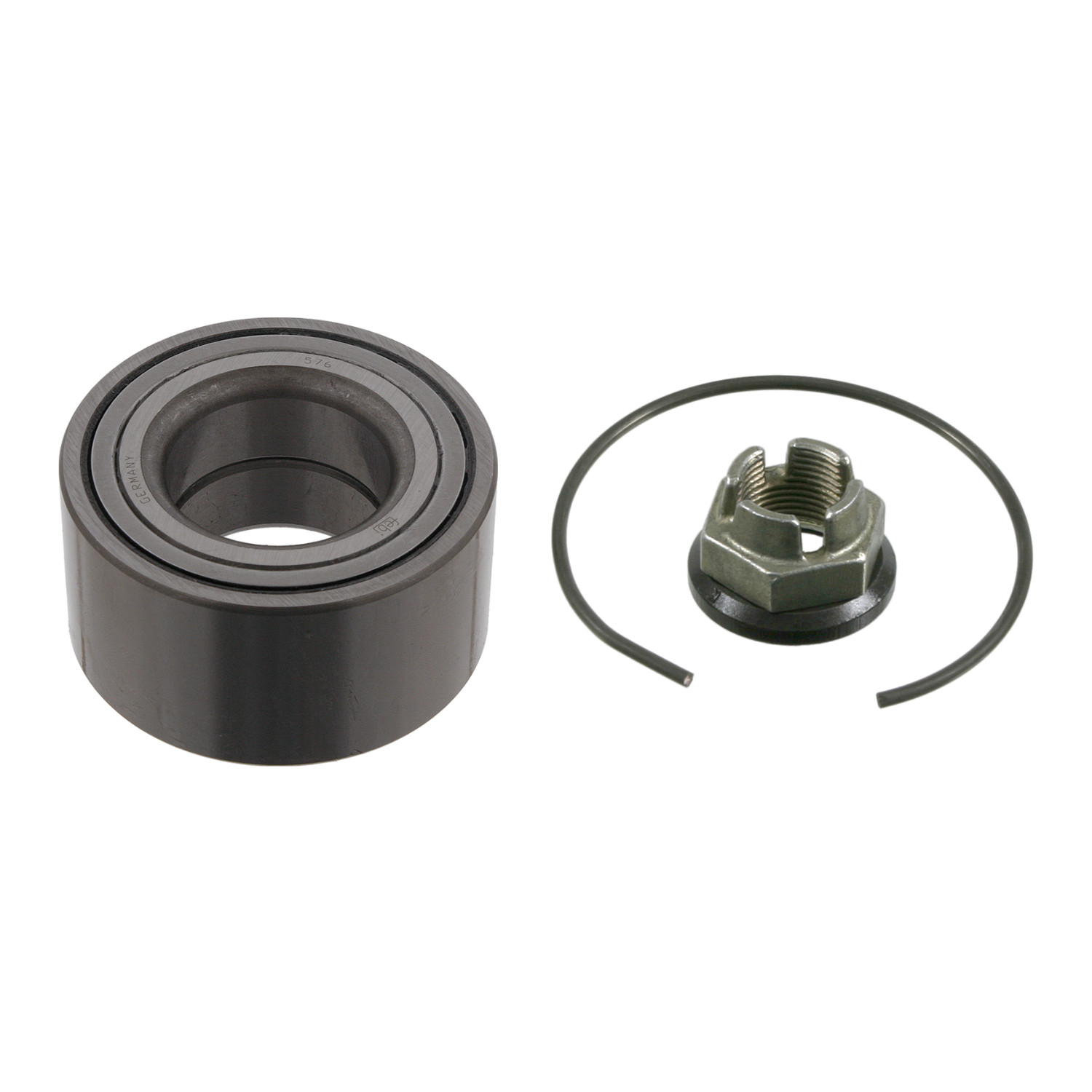 Wheel Bearing Kit with castle nut and circlip