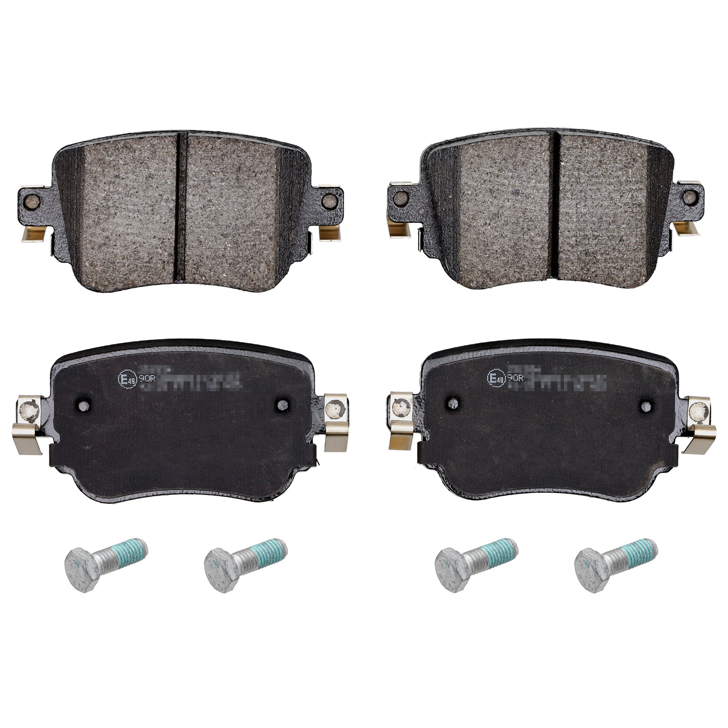 Brake Pad Set with securing bolts