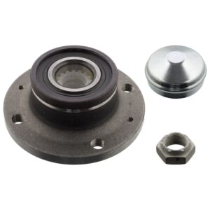 Wheel Bearing Kit with wheel hub, ABS sensor ring and additional parts