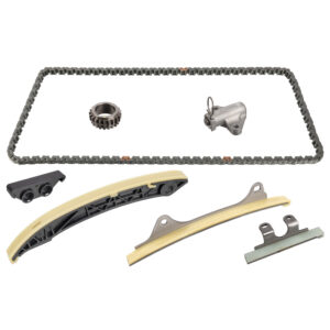 Timing Chain Kit for camshaft, with guide rails and chain tensioner