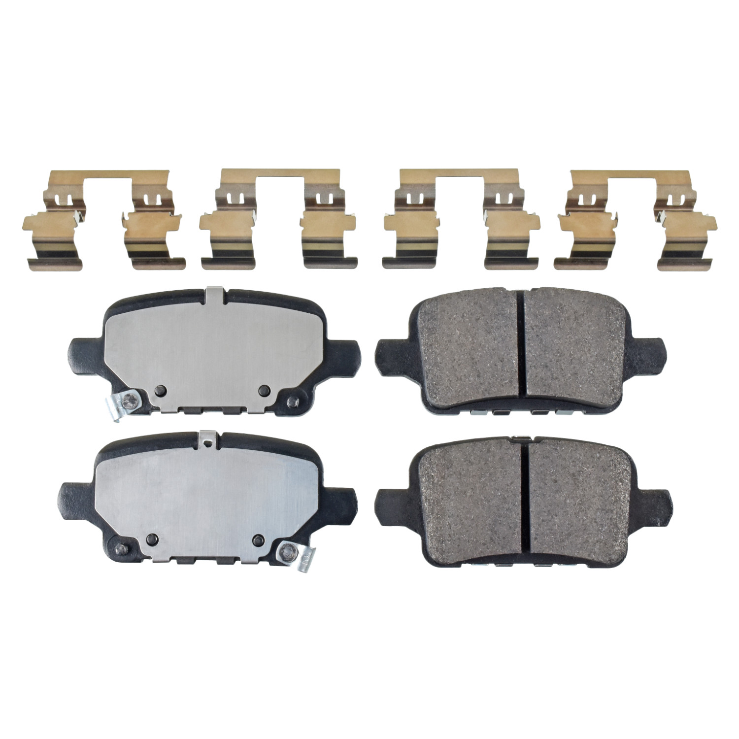 Brake Pad Set with fastening material