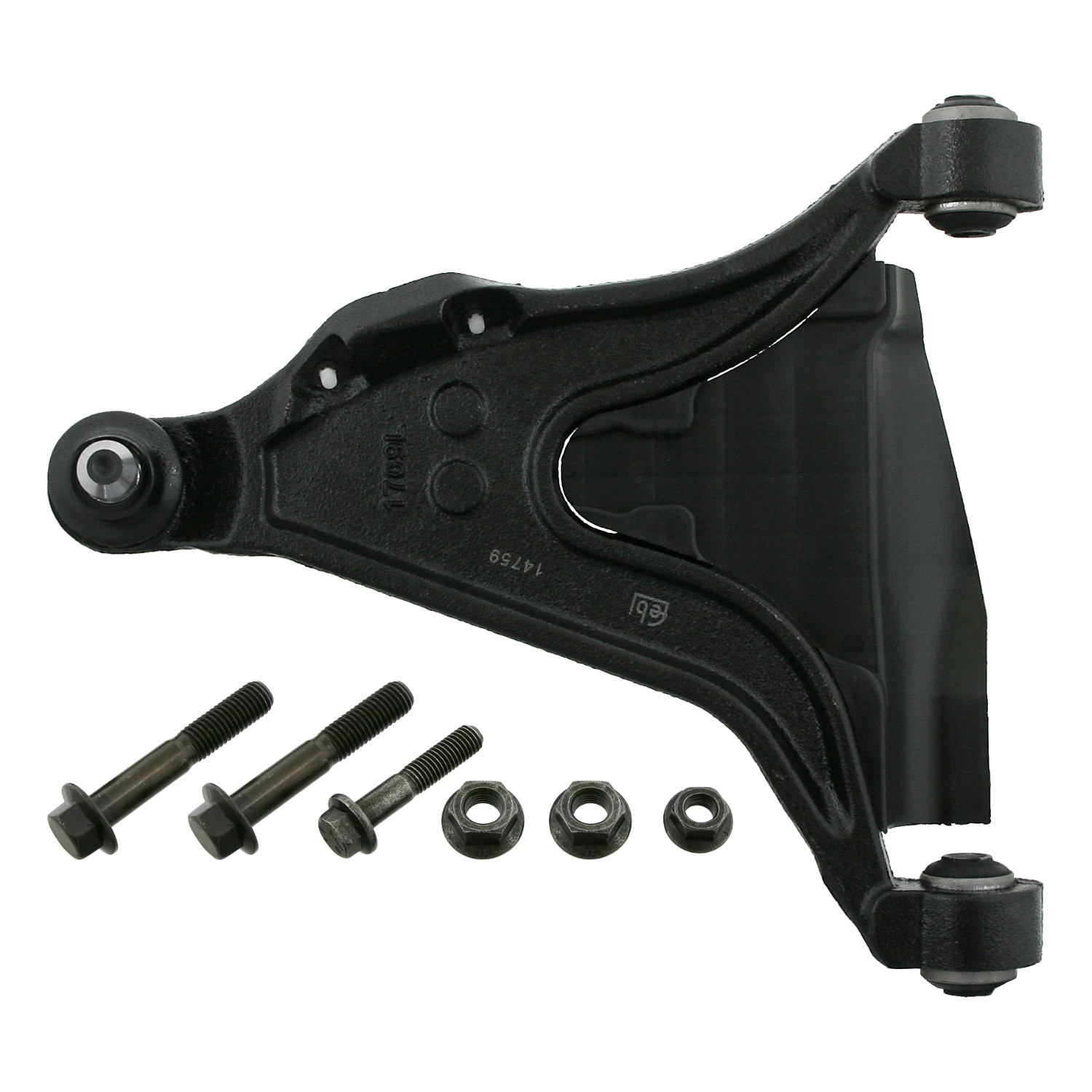 Control Arm with additional parts, bush and joint