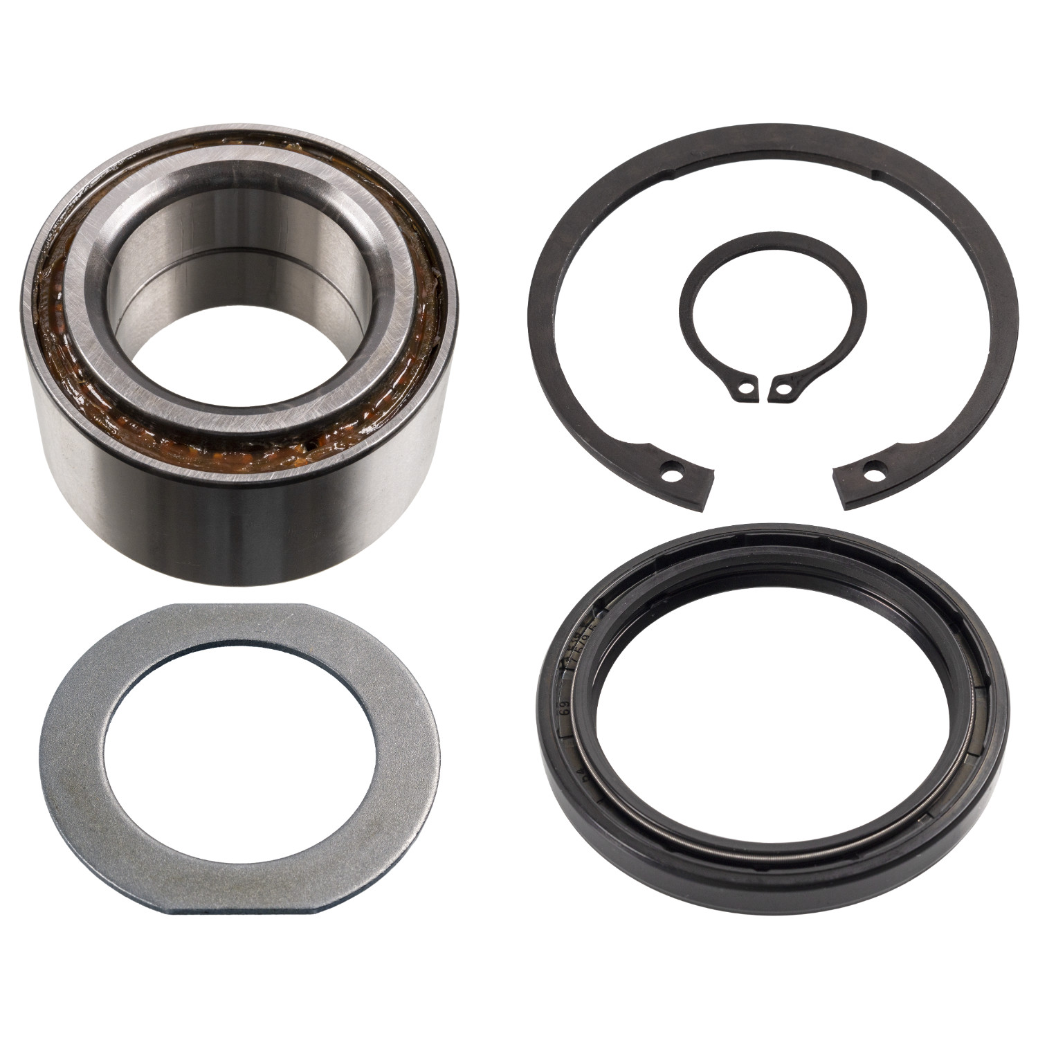 Wheel Bearing Kit with shaft seal and circlip