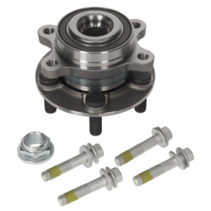 Wheel Bearing Kit with wheel hub, ABS sensor ring and fastening bolts