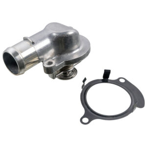 Thermostat with housing and gasket