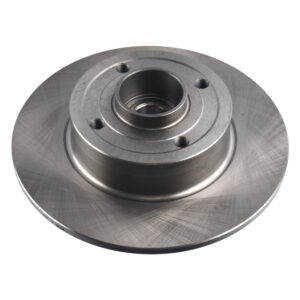 Brake Disc with wheel bearing, ABS sensor ring, axle nut and dust cap