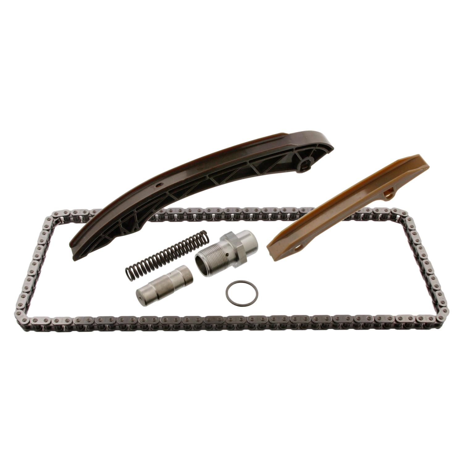 Timing Chain Kit for camshaft, with guide rails and chain tensioner