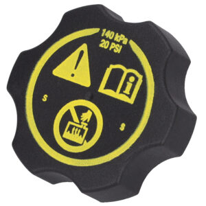 Cap for coolant expansion tank