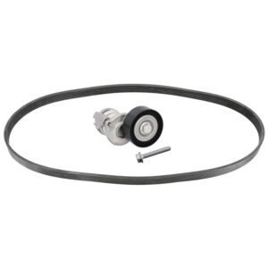 V-Ribbed Belt Kit with belt tensioner and bolt
