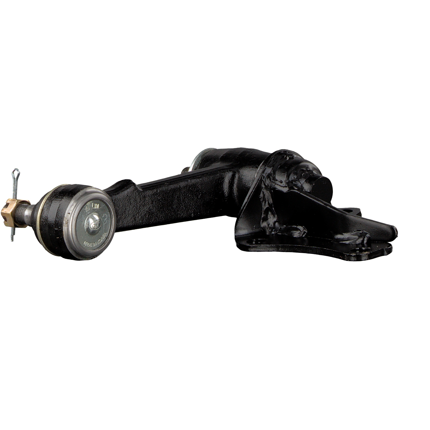 Idler Arm with castle nut and cotter pin