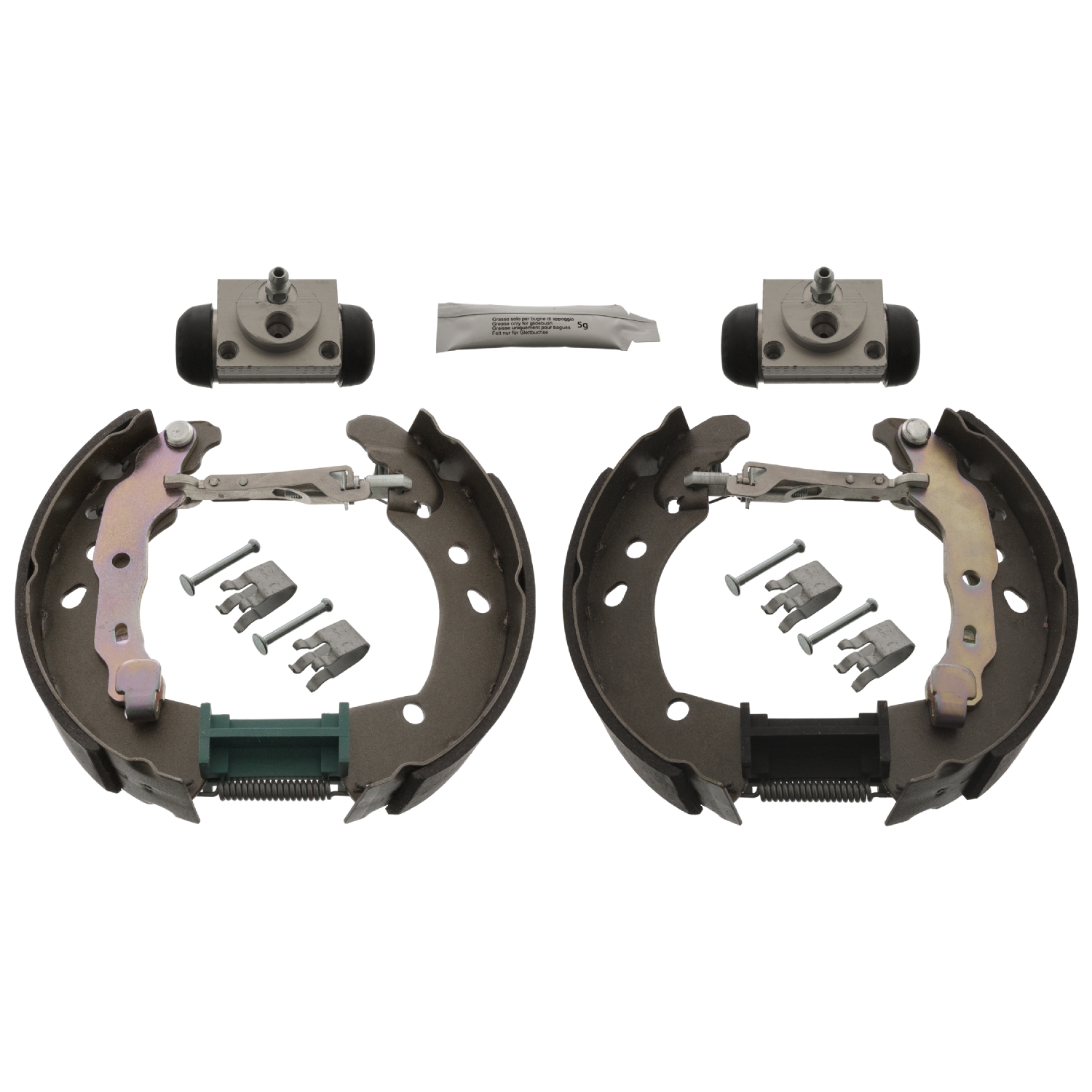 Brake Shoe Set with additional parts