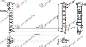 Hladnjak Motora 1.5 Dizel (53×29.7)