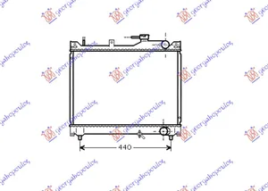 Hladnjak Motora 1.6 Benzin (425×525) (Nrf)