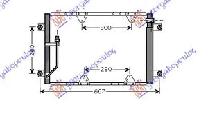 Hladnjak Klime 2.0 Tdi (575x380x16) 2003-2005 – Suzuki Grand Vitara 99-05