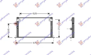Hladnjak Klime 2.0/2.4cc Dizel (520×300)