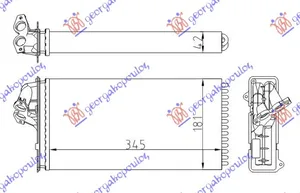 Grejac Kabine (343×182) (Tip Valeo) – Mercedes-Benz Vito 96-04