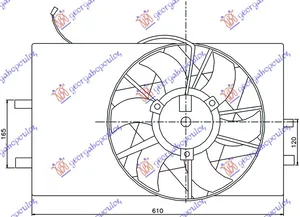 Ventilator Komplet (Benzin/Dizel) (Hladnjak Bez Posude)