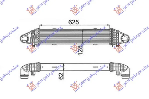Hladnjak Interkulera 1.8i 16vg. – 2.1 Cdi (62×12) 100-150 Kw