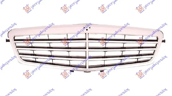 Pvc Maska Hrom/Crna (Avantgarde) – Mercedes-Benz E Class 09-13
