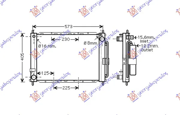 Hladnjak Motora I Klime 1.4/1.6i/16v Dci (+ac) (51×38)