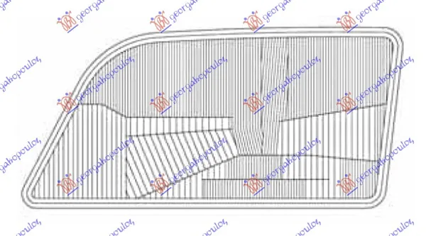 Staklo Fara – Opel Omega A 88-91 (levi)