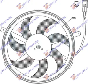 Ventilator Komplet (S) (3 Pin)
