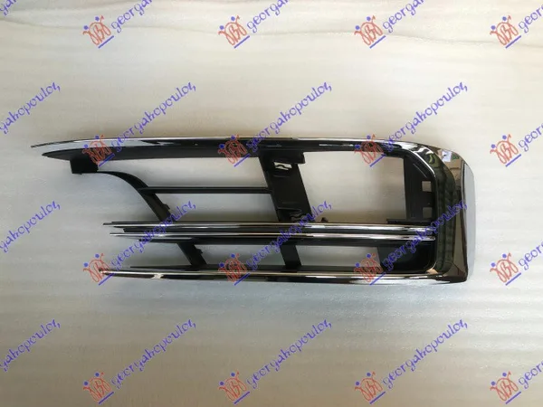 Resetka Prednjeg Branika Hrom (Sa Maglenkom) (Hrom Lajsne) – Audi A8 17-21 (levi)
