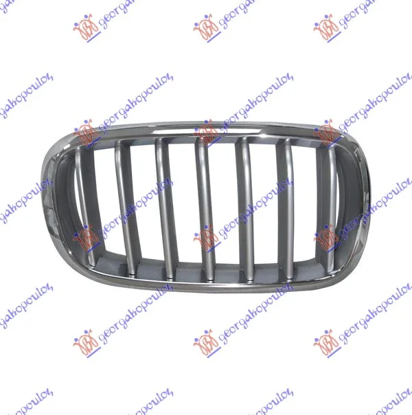 Pvc Maska (Hrom/Titanijum) (& M-Sport) – BMW X5 13-18 (desni)