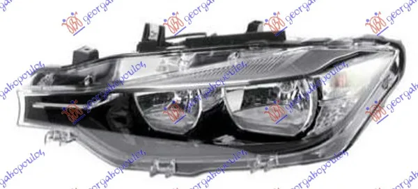 Far Elektricni (H7/H7) Sa Led Dnevnim Svetlom (Hella) – BMW Series 3 Sdn/S.W. 14-18 (desni)