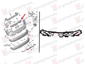 Apsorber Zadnjeg Branika Plasticni – Citroen C4 20-