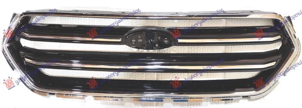 Pvc Maska Crna/Hrom – Ford Kuga 16-20