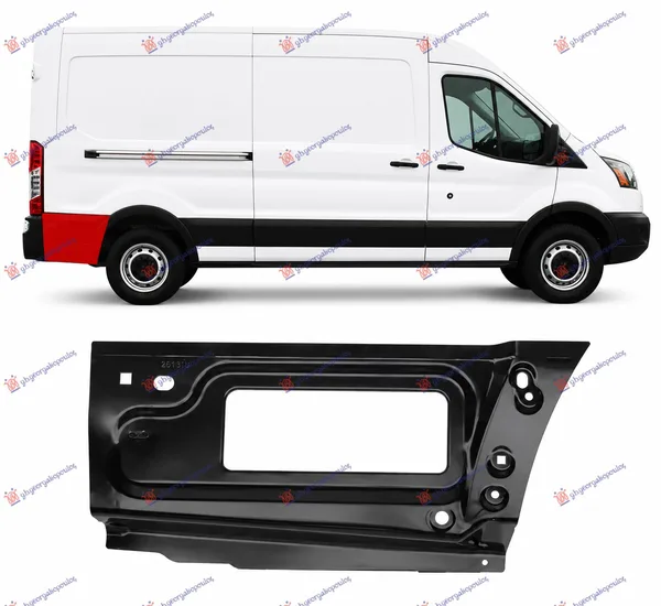 Kraj Zadnjeg Blatobrana Donji (Prednji Deo) – Ford Transit 13-19 (desni)