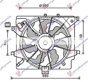 Ventilator Komplet (Dizel) (Halla Tip)