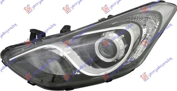 Far Elektricni Crni (Sa Projektorom) Sa Migavcem (Depo) – Hyundai i30 5D 14-17 (levi)