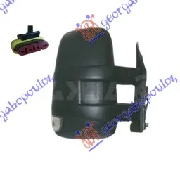 Retrovizor Elektricni Sa Grejacem Dugi (Migavac W16w) (Staklo Mrtvog Ugla) (Antena) (7+2+1 Pin) (A Kvalitet) – Iveco Daily 11-14 (desni)
