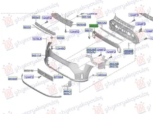 Lajsna Centralna Resetke Donja – Kia Picanto 24-