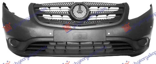 Prednji Branik Sivi (Pvc Maska) (Pdc Senzori) (A Kvalitet) – Mercedes-Benz Vito 15-