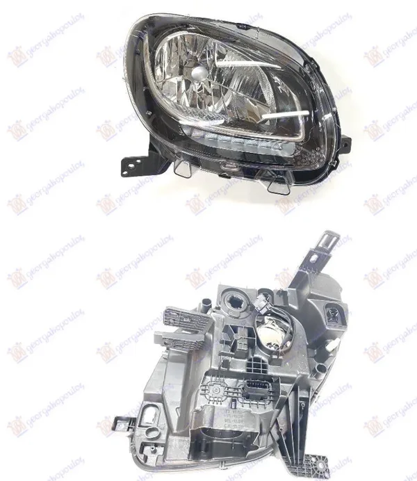 Far Sa Led Dnevnim Svetlom 19- (Valeo) – Smart Fortwo 14- (desni)