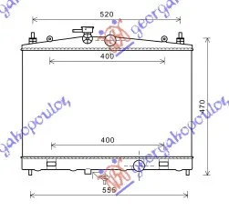 Hladnjak Motora 1.6 I16v (38x60x16)
