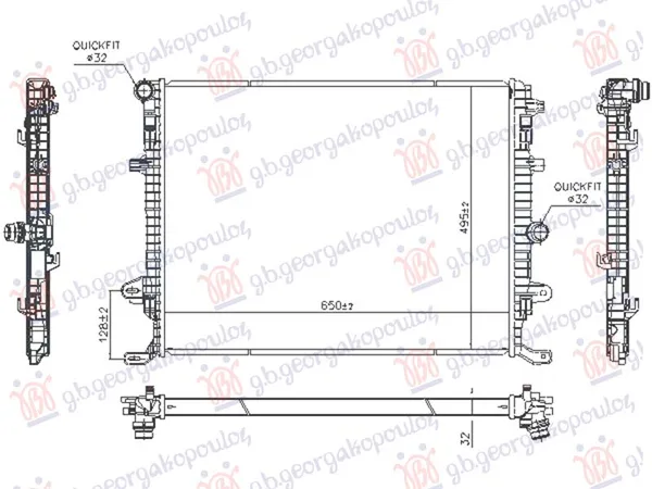 Hladnjak Motora 1.4/2.0 Benzin – 2.0 Dizel (650×494)